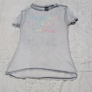 Modern Lux White Tee with Pastel Text